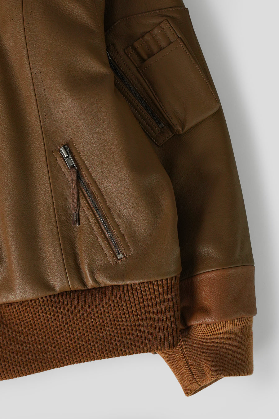 Maison Margiela - ASSEMBLED LEATHER BOMBER JACKET - LE LABO STORE