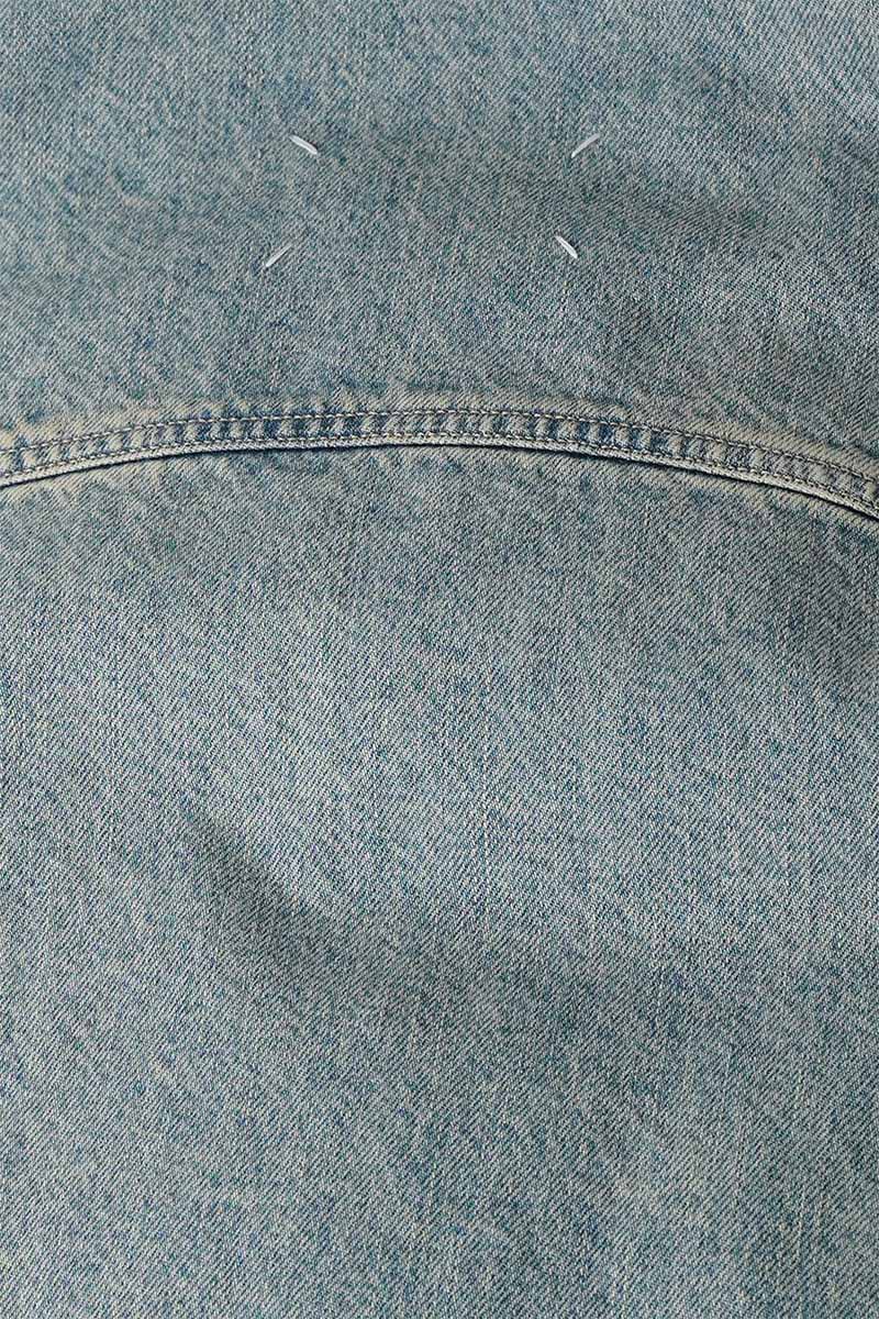 Maison Margiela - LIGHT BLUE DENIM TAPED JACKET - LE LABO STORE
