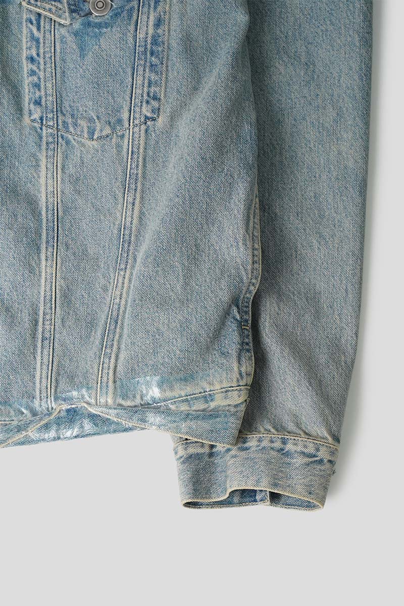 Maison Margiela - LIGHT BLUE DENIM TAPED JACKET - LE LABO STORE