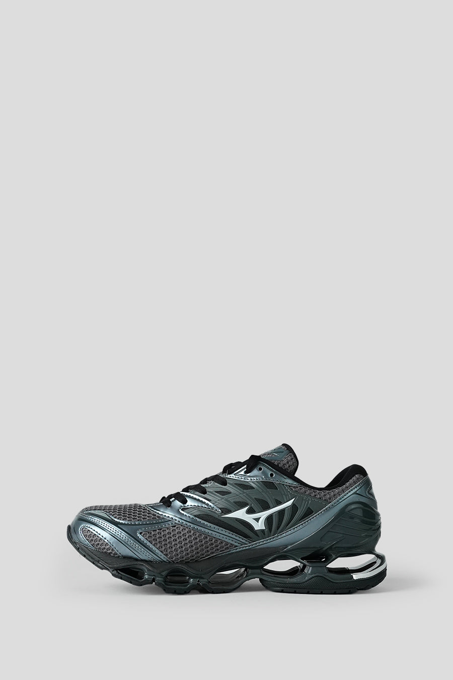 Mizuno - SNEAKERS WAVE PROPHECY LS QUIET SHADE, BLACK, HARBOR MIST - LE LABO STORE