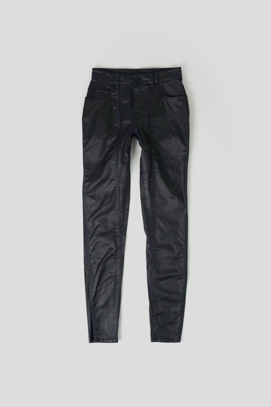 MUGLER - MIDNIGHT BLUE WAXED SKINNY JEANS - LE LABO STORE