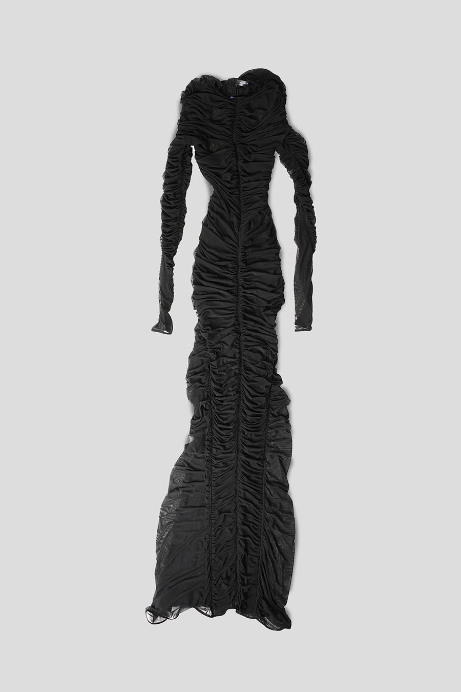 MUGLER - BLACK RUCHED DRESS LE LABO STORE MUGLER - BLACK RUCHED DRESS LE LABO STORE