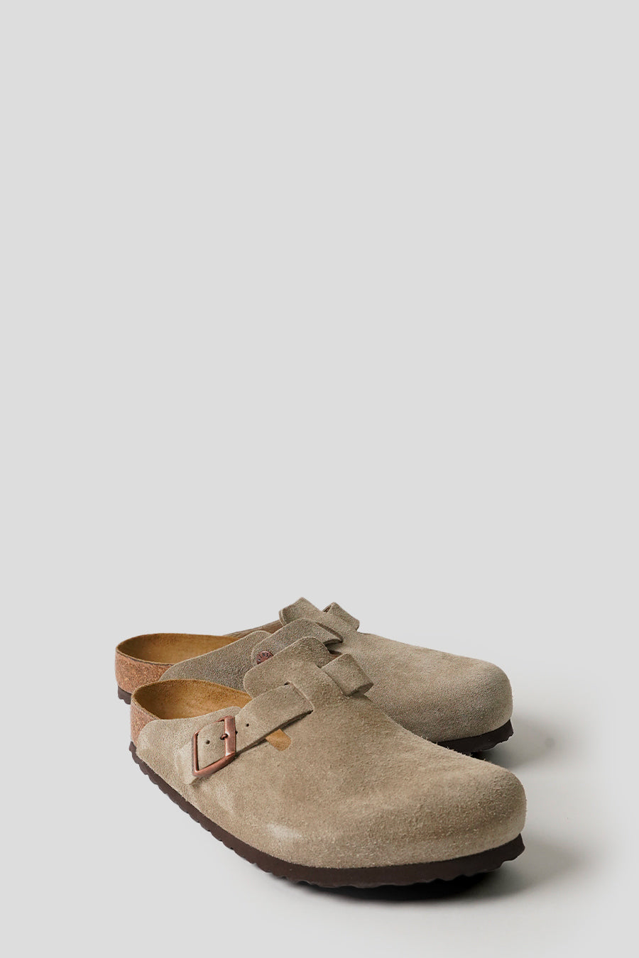 BIRKENSTOCK - TAUPE BOSTON BS MULES - LE LABO STORE