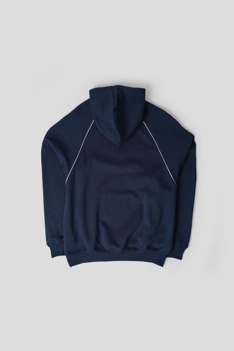 NEW BALANCE - NAVY TRACKSIDE FLEECE HOODIE - LE LABO STORE