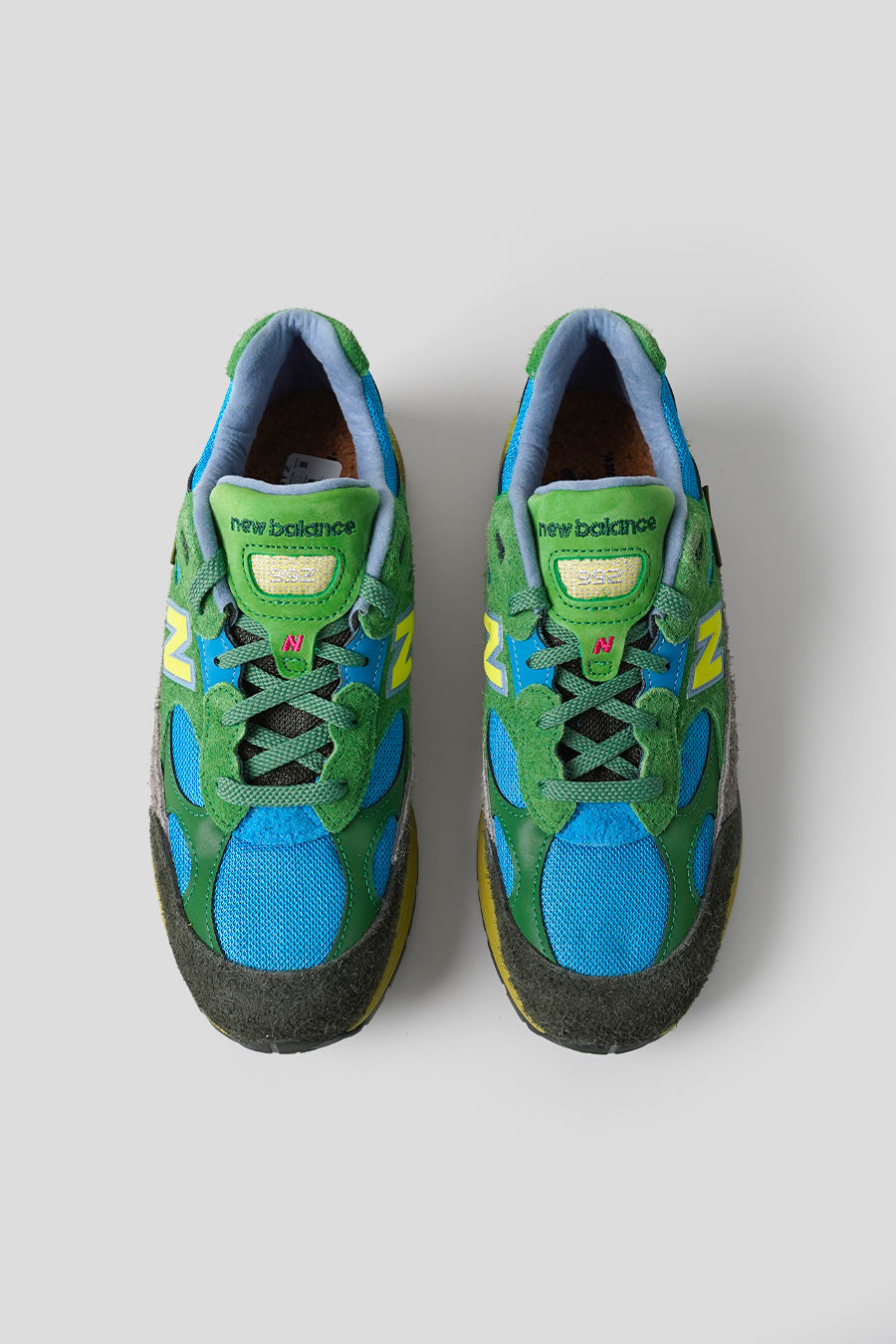 NEW BALANCE - GREEN ET BLUE 992 MADE IN USA X SALEHE BEMBURY 