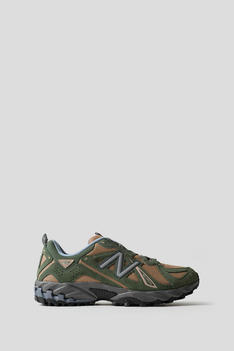 NEW BALANCE - 610 V1 SNEAKERS DARK DEEP OLIVE GREEN AND DRIFTWOOD - LE LABO STORE