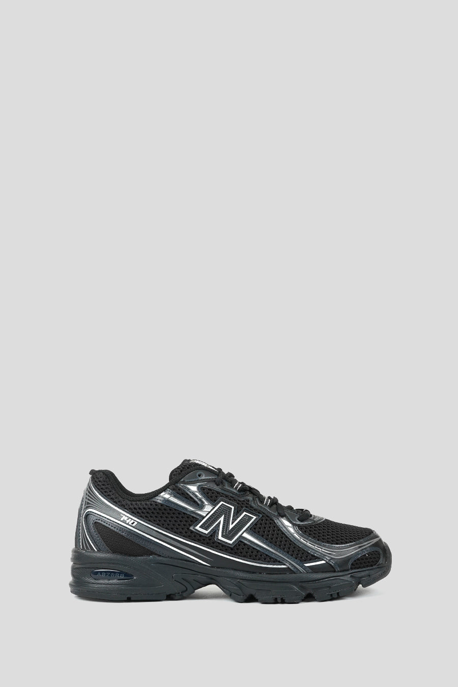 NEW BALANCE - BLACK AND SILVER METALLIC 740 SNEAKERS - LE LABO STORE