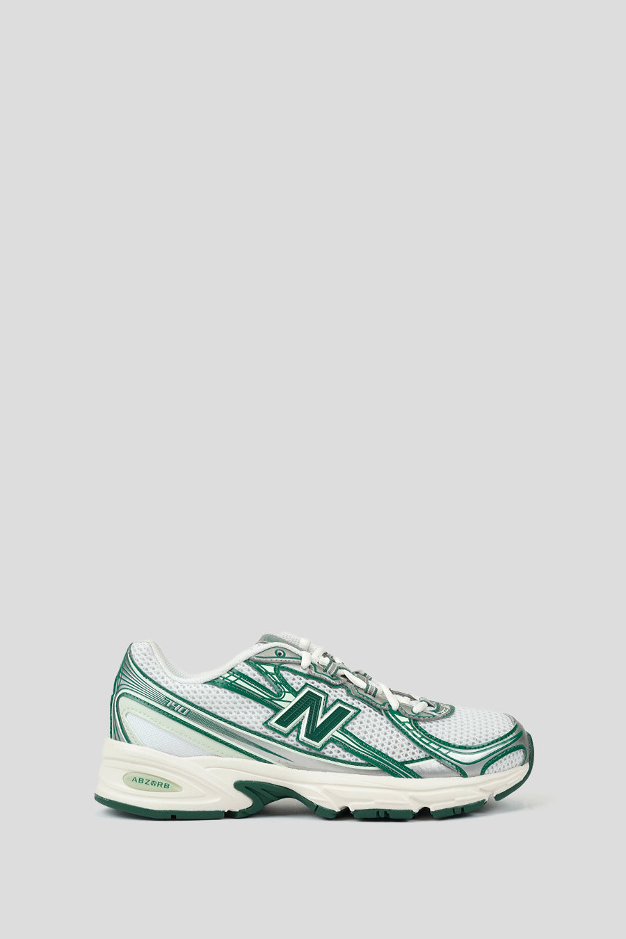 NEW BALANCE - WHITE AND MARSH GREEN 740 SNEAKERS - LE LABO STORE