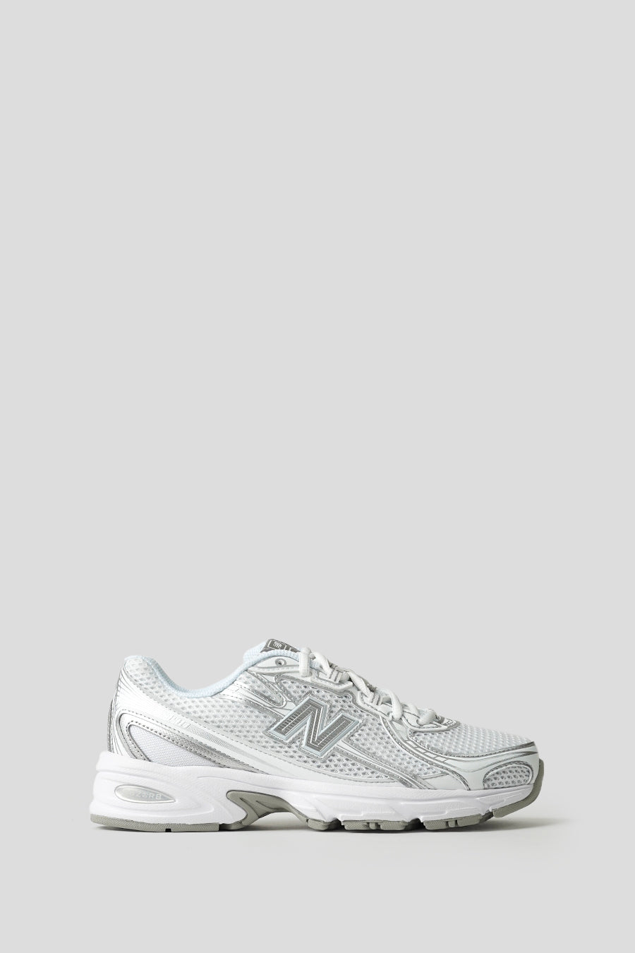 NEW BALANCE - WHITE AND SILVER METALIC 740 SNEAKERS - LE LABO STORE