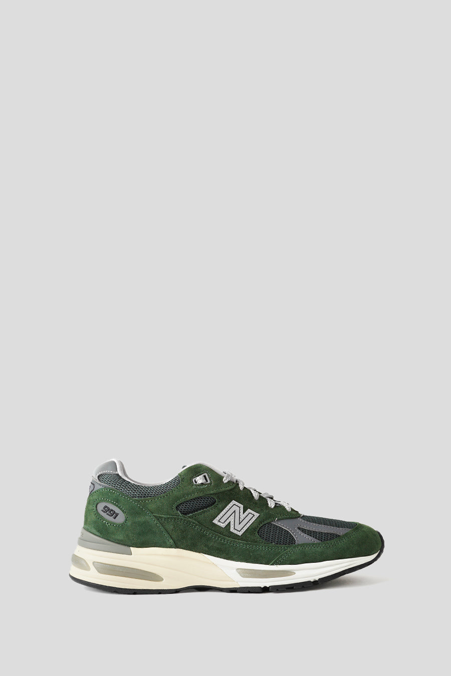 NEW BALANCE - KOMBU GREEN AND BLACK FOREST 991 MADE IN UK SNEAKERS - LE LABO STORE