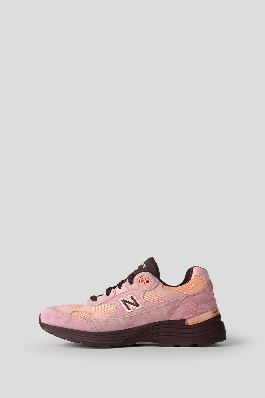 NEW BALANCE - PINK CHALK, PINK LEMONADE AND CHERRY LEATHER 992 MADE IN USA SNEAKERS - LE LABO STORE