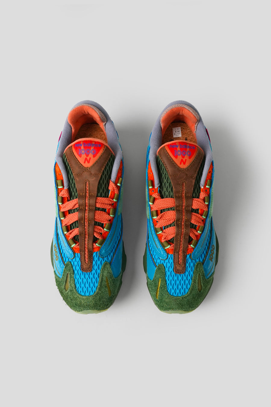 NEW BALANCE - SNEAKERS M1000BM X SALEHE BEMBURY BLUE ET DOUGLAS FIR - LE LABO STORE