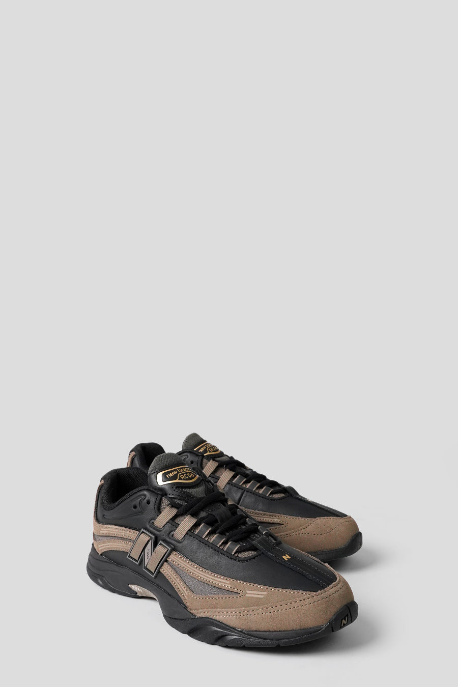 NEW BALANCE - BLACK AND THUNDER BROWN RC56 SNEAKERS FOR LE LABO STORE - LE LABO STORE