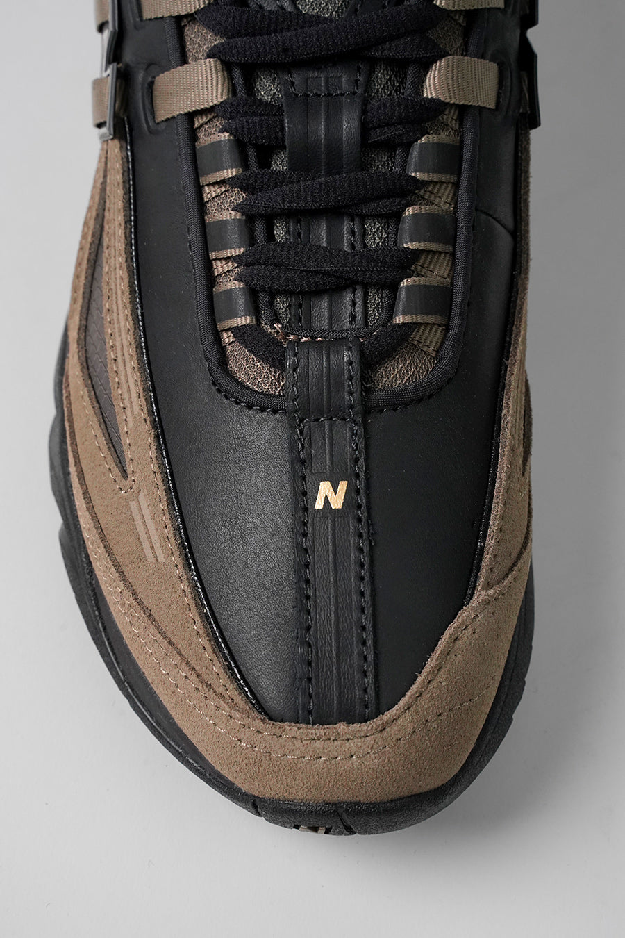 NEW BALANCE - BLACK AND THUNDER BROWN RC56 SNEAKERS FOR LE LABO STORE - LE LABO STORE