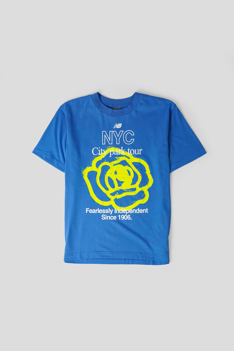 NEW BALANCE - BLUE NY RUN T-SHIRT - LE LABO STORE