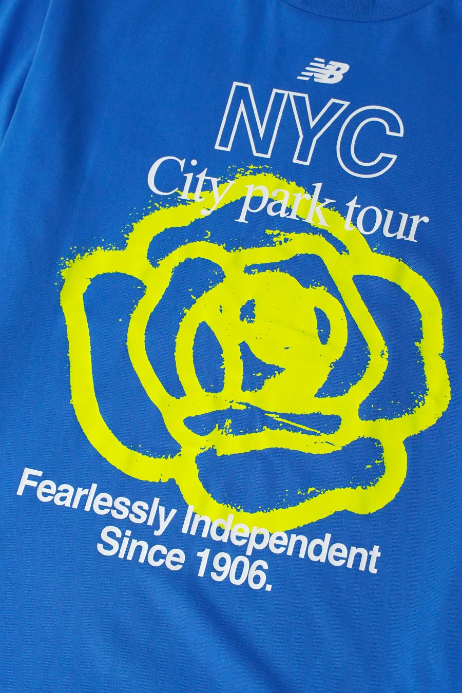 NEW BALANCE - BLUE NY RUN T-SHIRT - LE LABO STORE