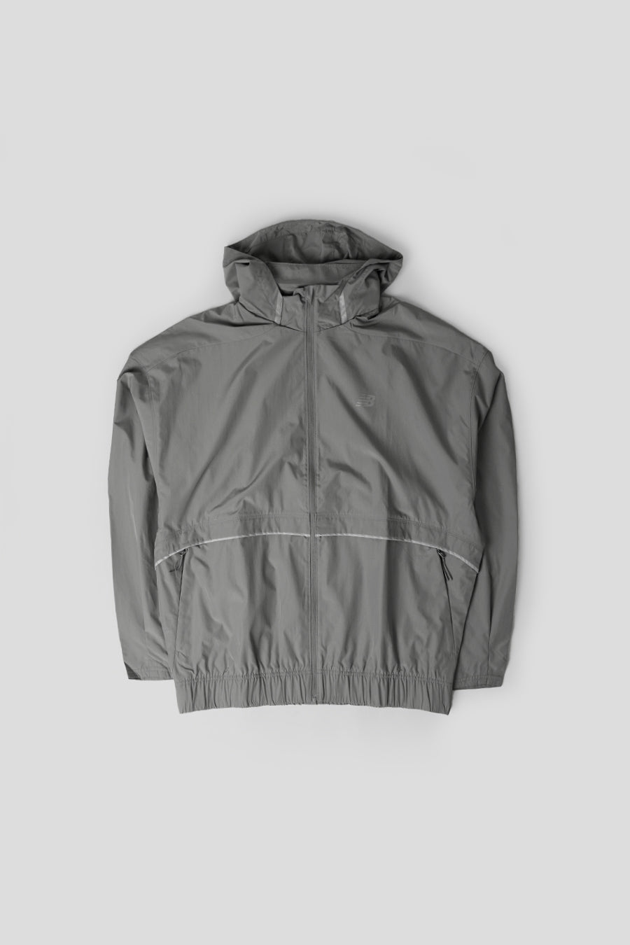 NEW BALANCE - GREY ELUSIVE SHELL TRACK JACKET - LE LABO STORE