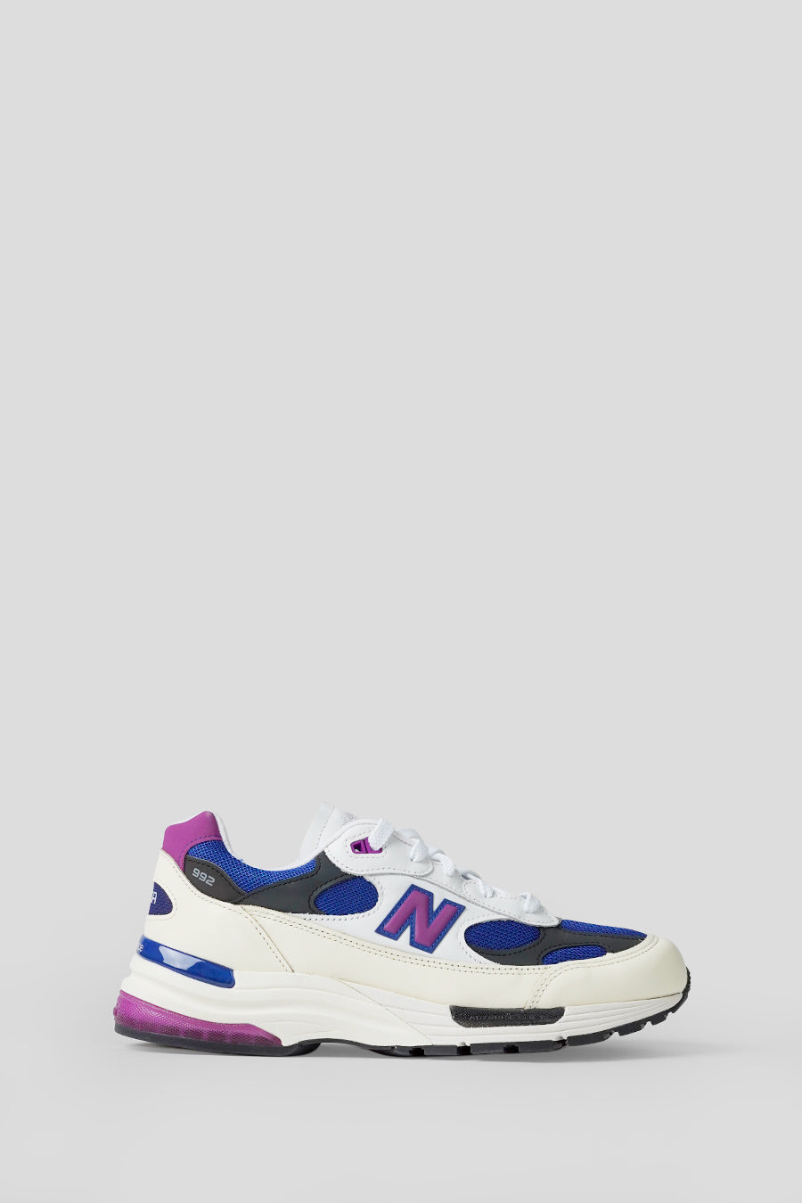 NEW BALANCE - WHITE, TEAM ROYAL AND PURPLE FUSCHIA MADE IN USA 992 SNEAKERS - LE LABO STORE