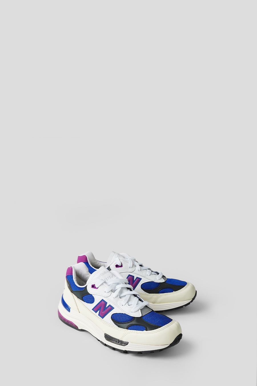 NEW BALANCE - WHITE, TEAM ROYAL AND PURPLE FUSCHIA MADE IN USA 992 SNEAKERS - LE LABO STORE
