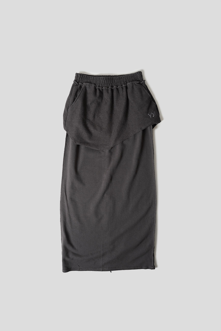 Open YY - LONG LAYERED SKIRT ANTHRACITE - LE LABO STORE