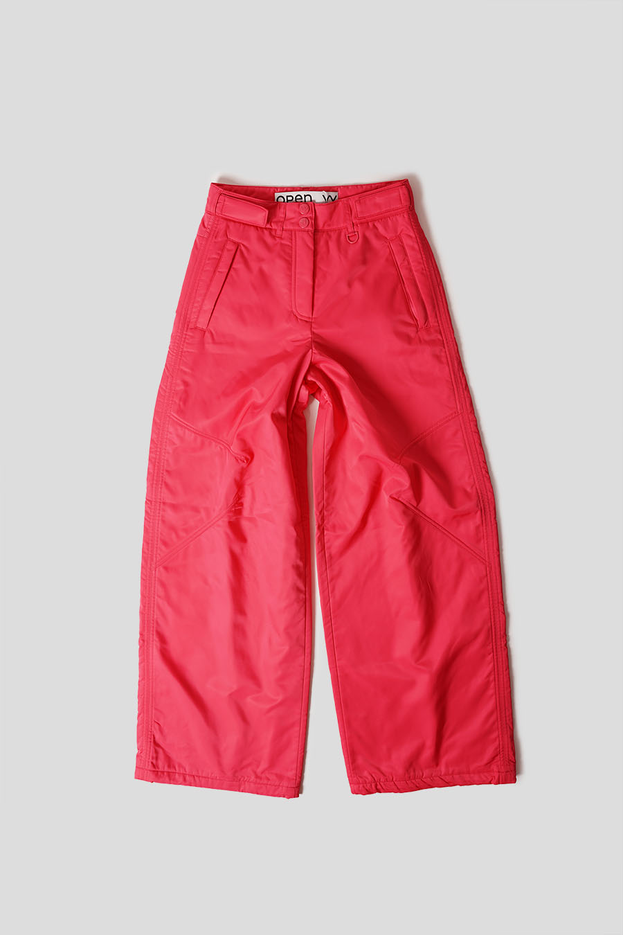 Open YY - PINK WIDE-LEG INSULATED TROUSERS - LE LABO STORE