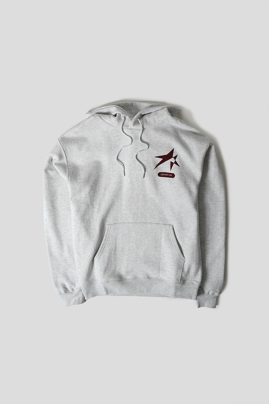 Open YY - MOUNTAIN GRAPHIC HOODIE LIGHT GREY - LE LABO STORE