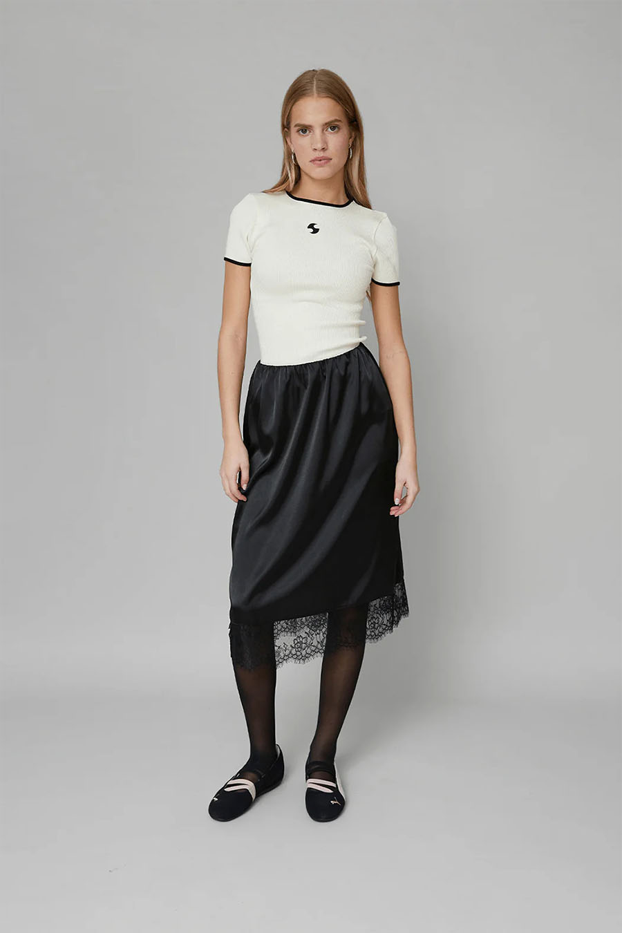 OpéraSPORT - BLACK LUCIA SKIRT - LE LABO STORE
