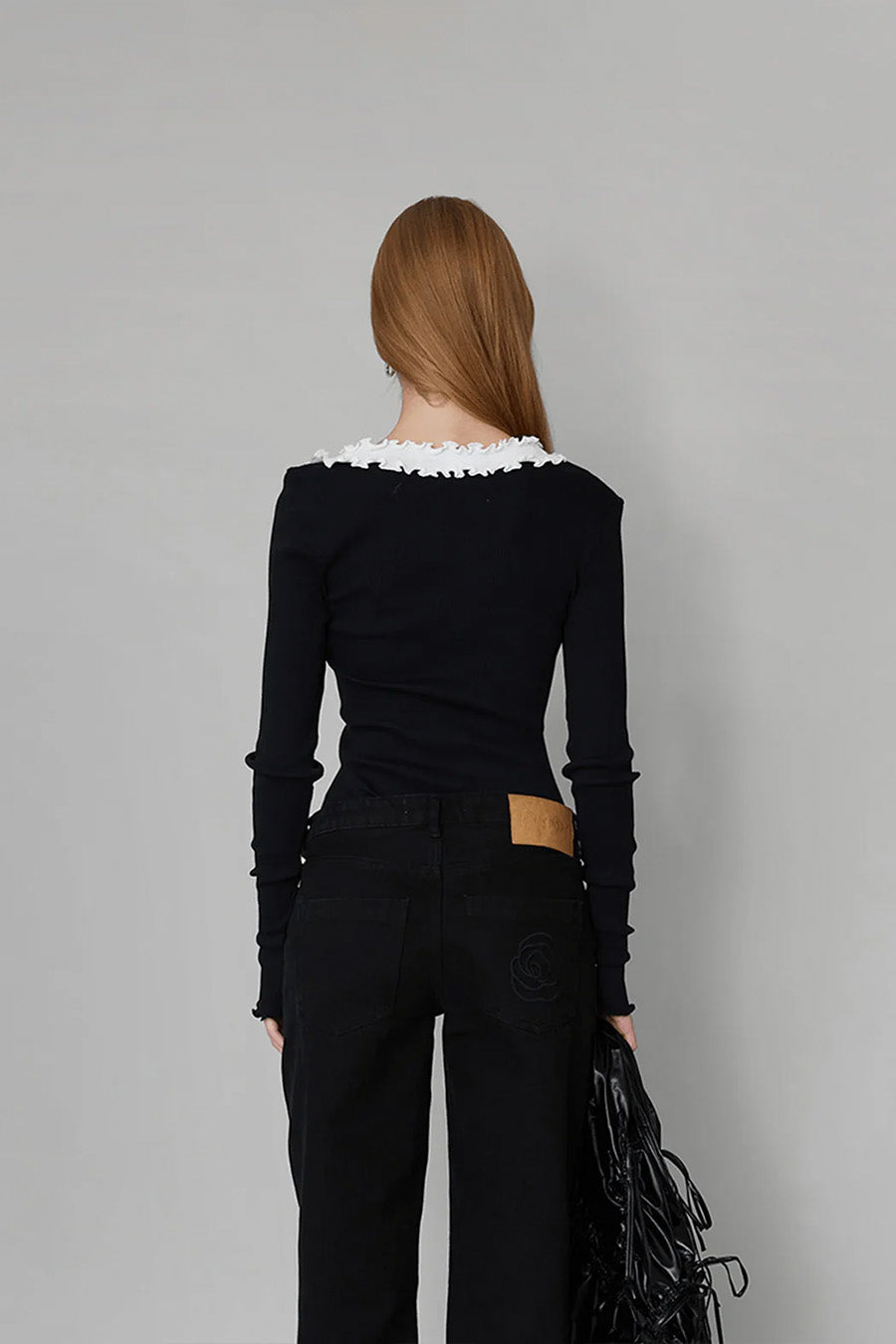 OpéraSPORT - TOP EVITA SEAMLESS NOIR - LE LABO STORE