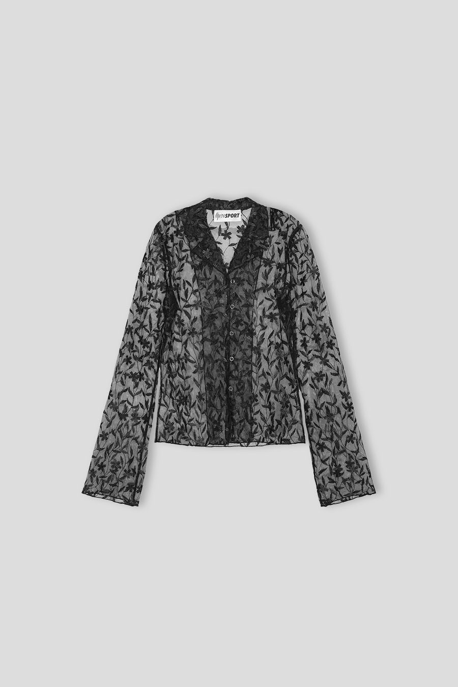 OpéraSPORT - CHEMISE À MANCHES LONGUES FLORA NOIRE - LE LABO STORE