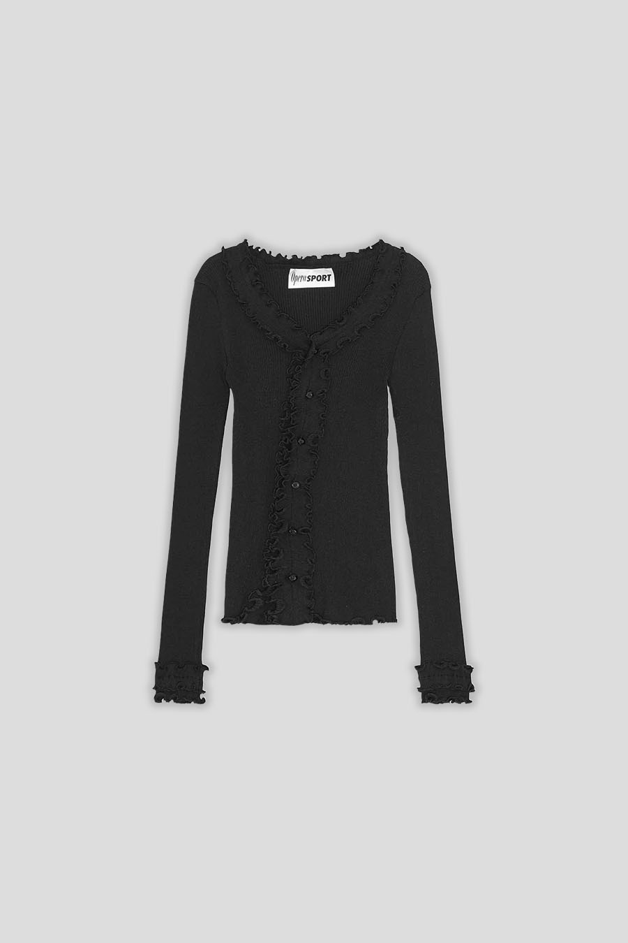 OpéraSPORT - BLACK JANE SEAMLESS TOP - LE LABO STORE