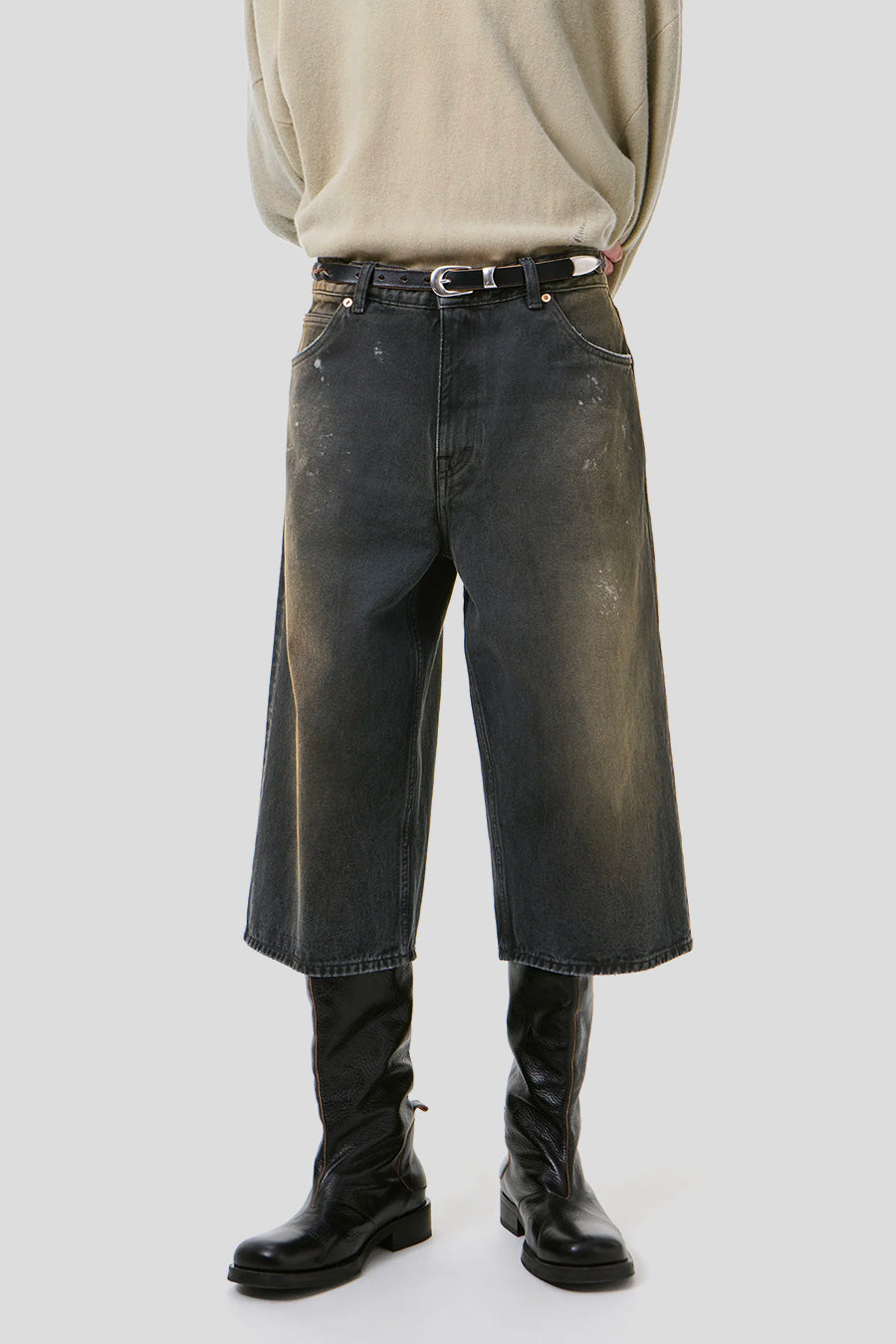 Our Legacy - BERMUDA CAPRI CUT NEBULA WASH - LE LABO STORE