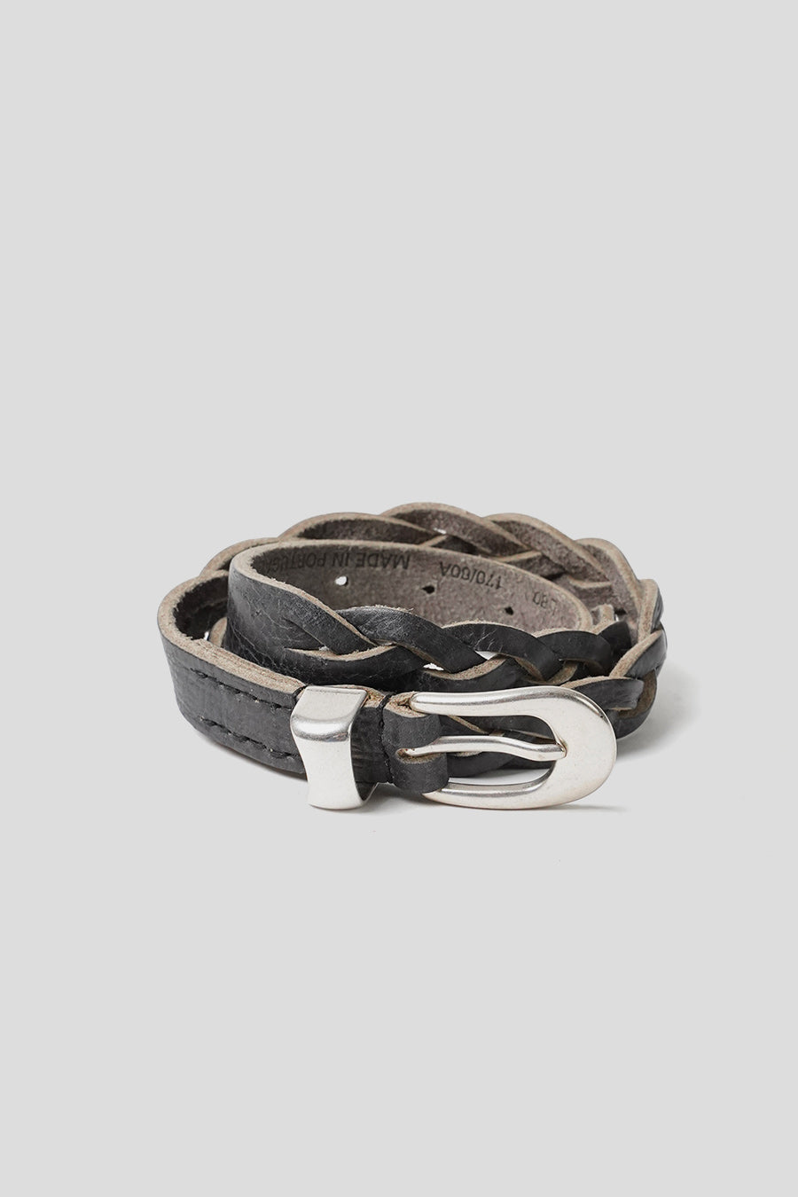 Our Legacy - COAL BRAIDED 2CM BELT - LE LABO STORE