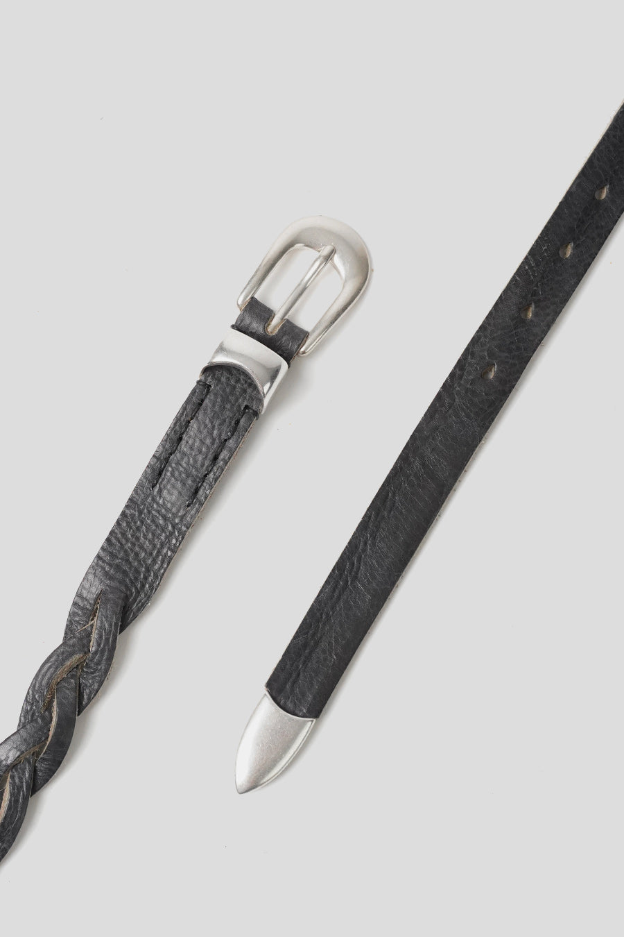 Our Legacy - COAL BRAIDED 2CM BELT - LE LABO STORE