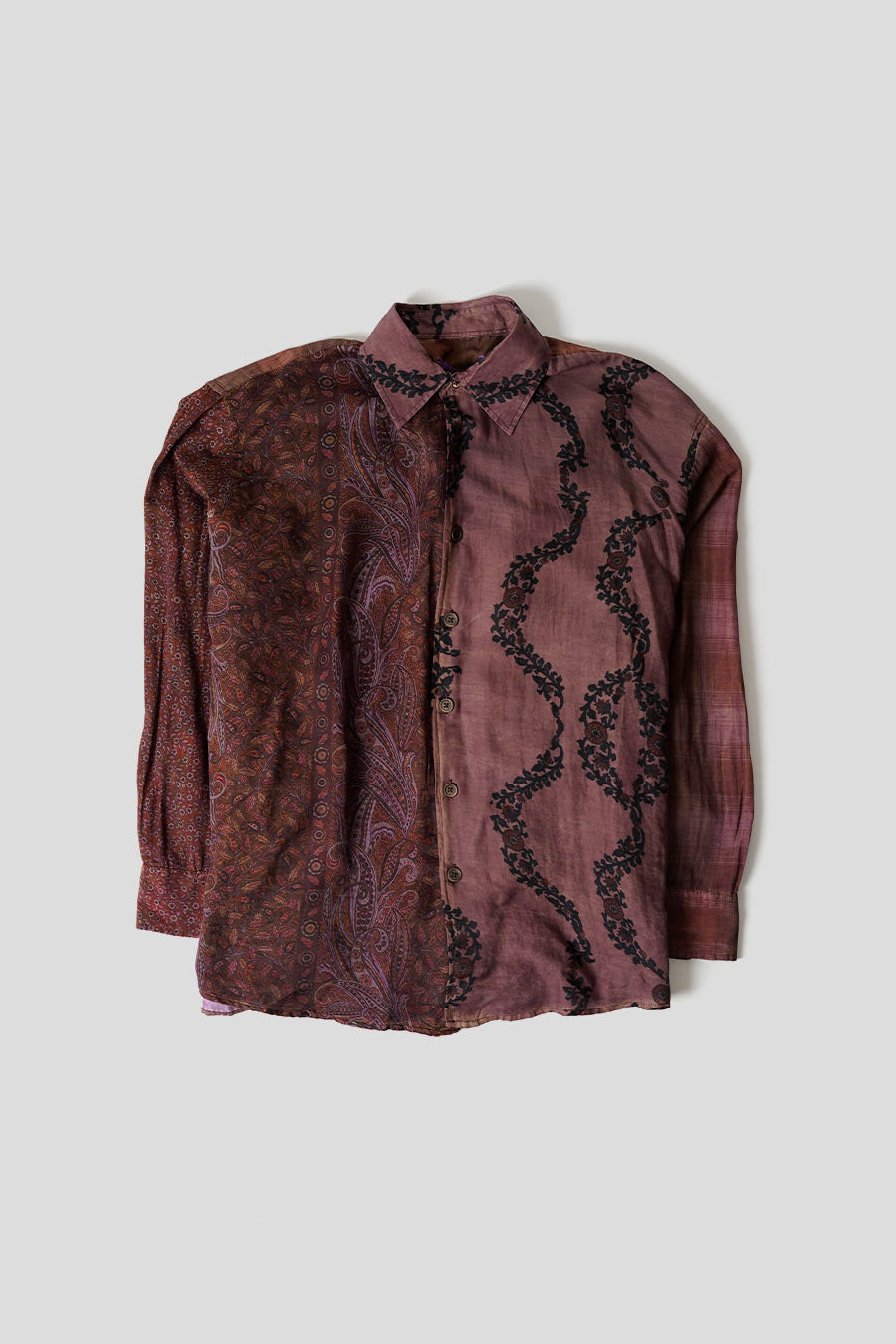 Our Legacy - BORROWED SHIRT WITH BROWN PATTERN - LE LABO STORE