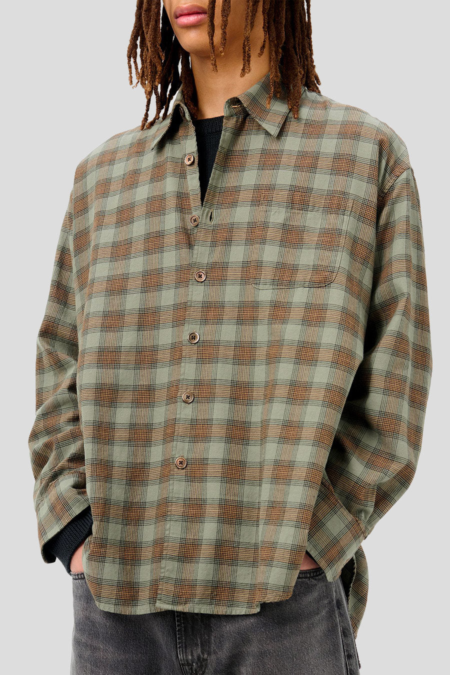 Our Legacy - KHAKI BORROWED SHIRT - LE LABO STORE
