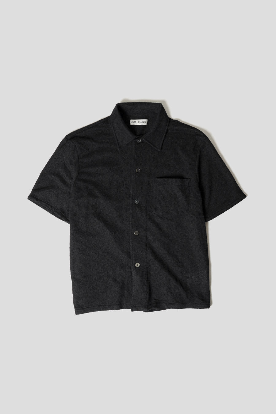 Our Legacy - BLACK SHORT-SLEEVED SHIRT - LE LABO STORE