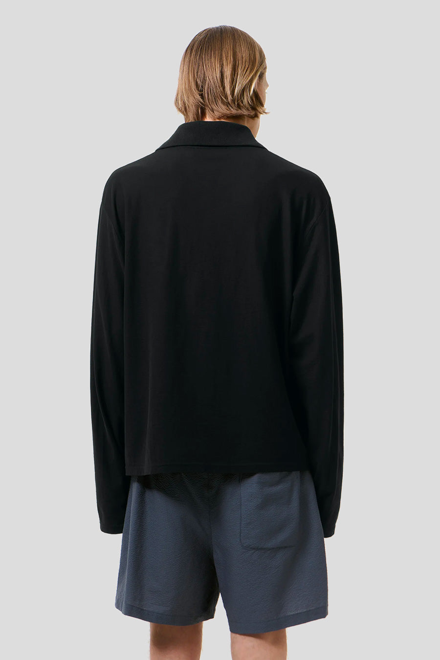 Our Legacy - BLACK RUGBY LS POLO - LE LABO STORE