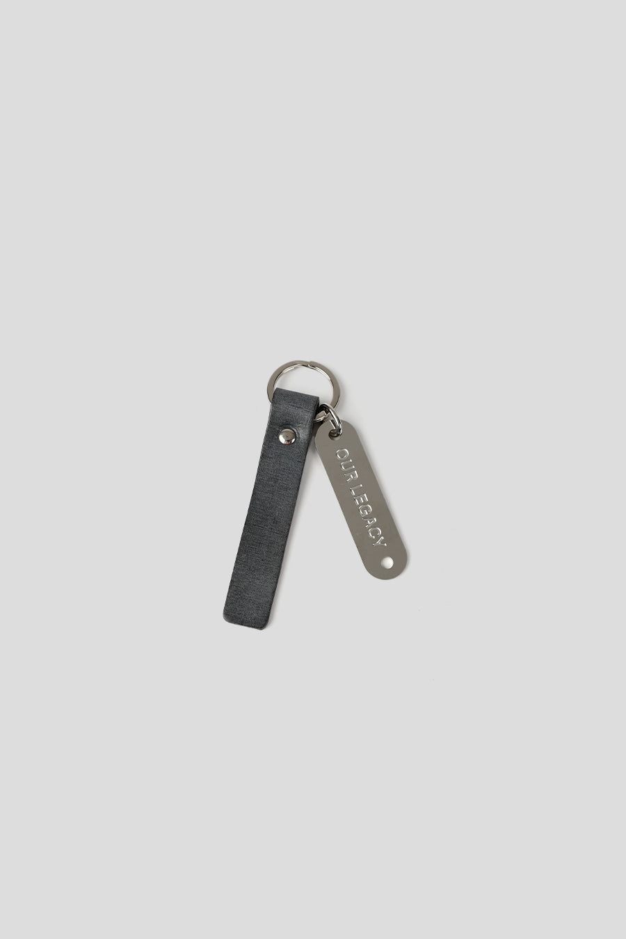 Our Legacy - GREY LEATHER RING KEYRING - LE LABO STORE