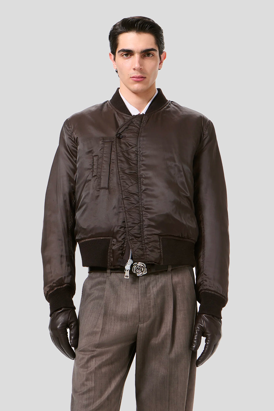 Our Legacy - VESTE BOMBER REVERSIBLE MARRON - LE LABO STORE