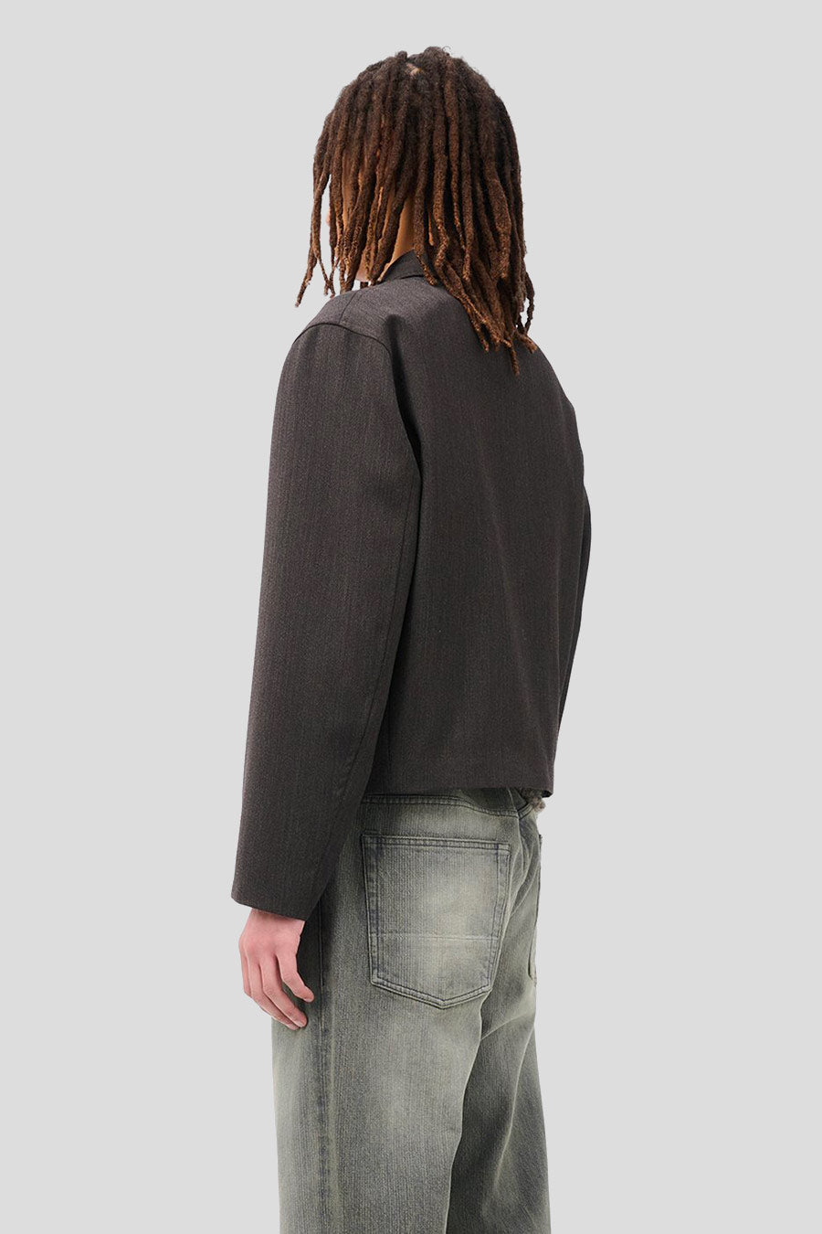 Our Legacy - VESTE MINI JACKET MARRON GRIS - LE LABO STORE