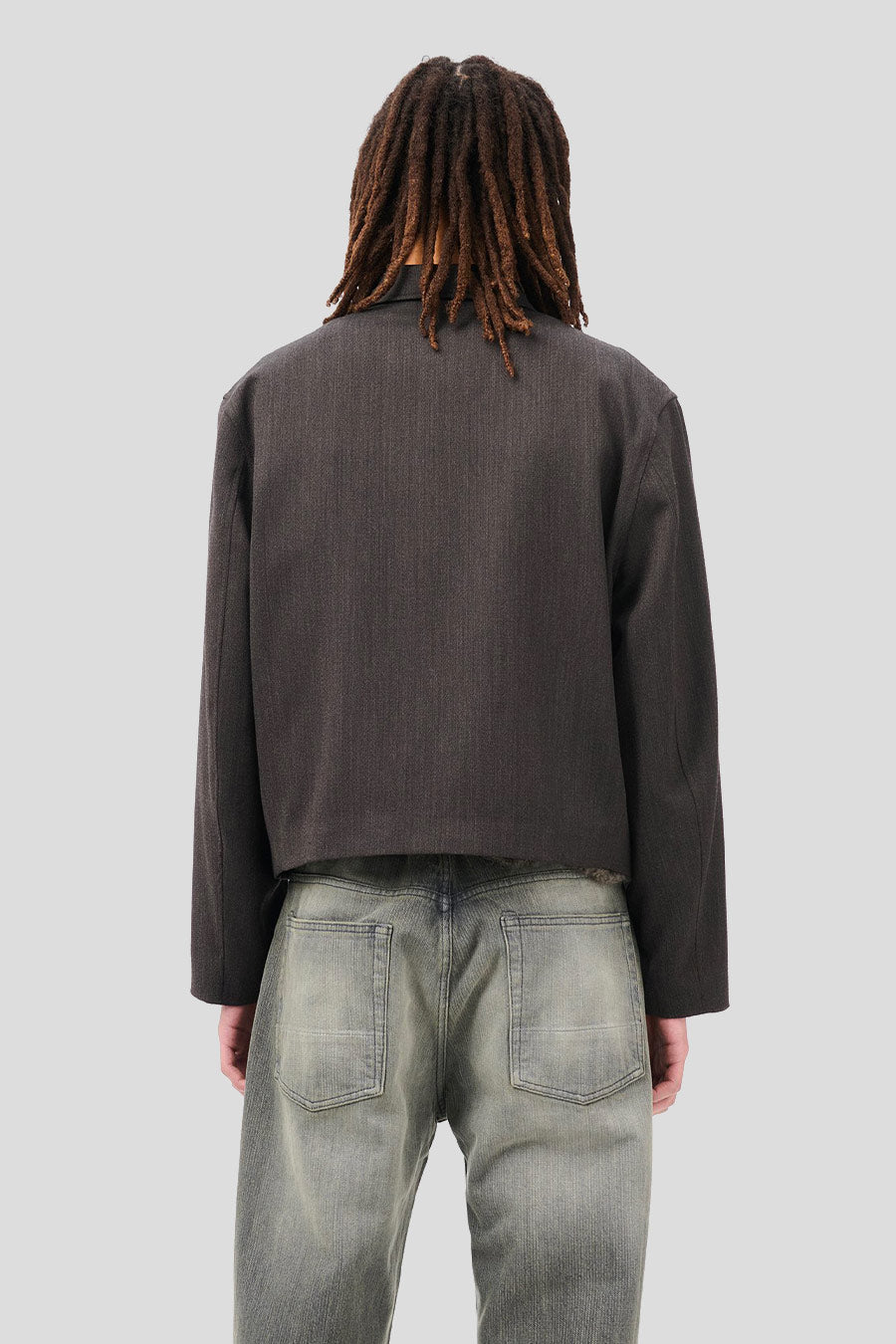 Our Legacy - VESTE MINI JACKET MARRON GRIS - LE LABO STORE