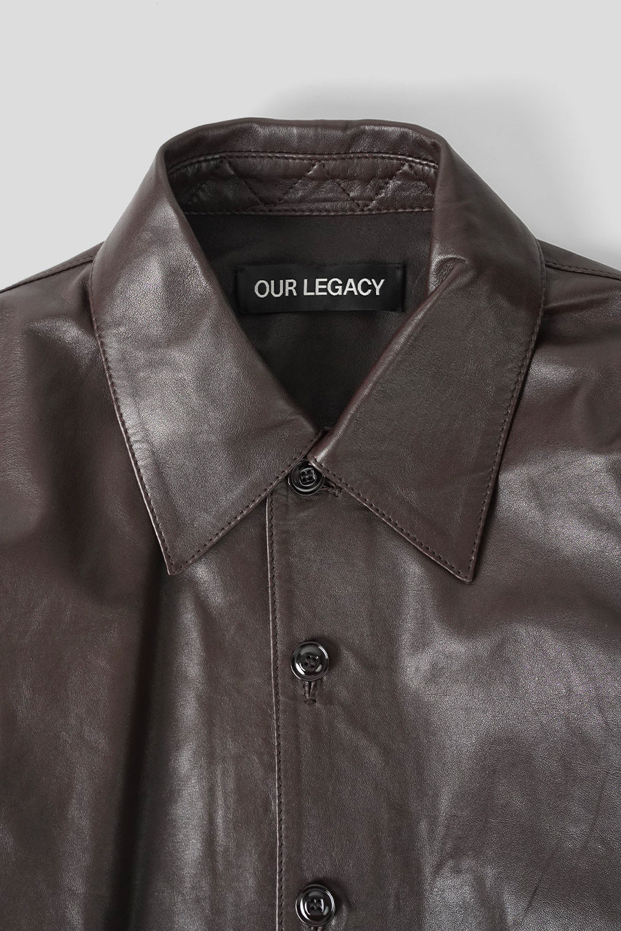 Our Legacy - VESTE WELDING SHIRT MARRON - LE LABO STORE