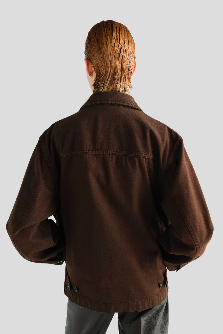 LEMAIRE - VESTE BOXY MARRON RISTRETTO - LE LABO STORE