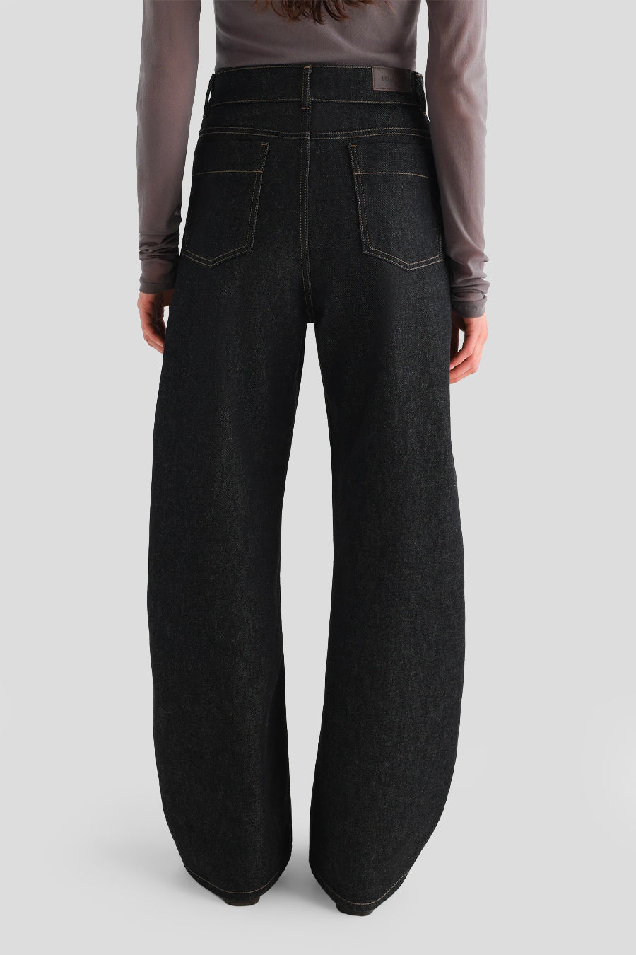 LEMAIRE - SLATE HIGH WAISTED CURVED PANTS - LE LABO STORE
