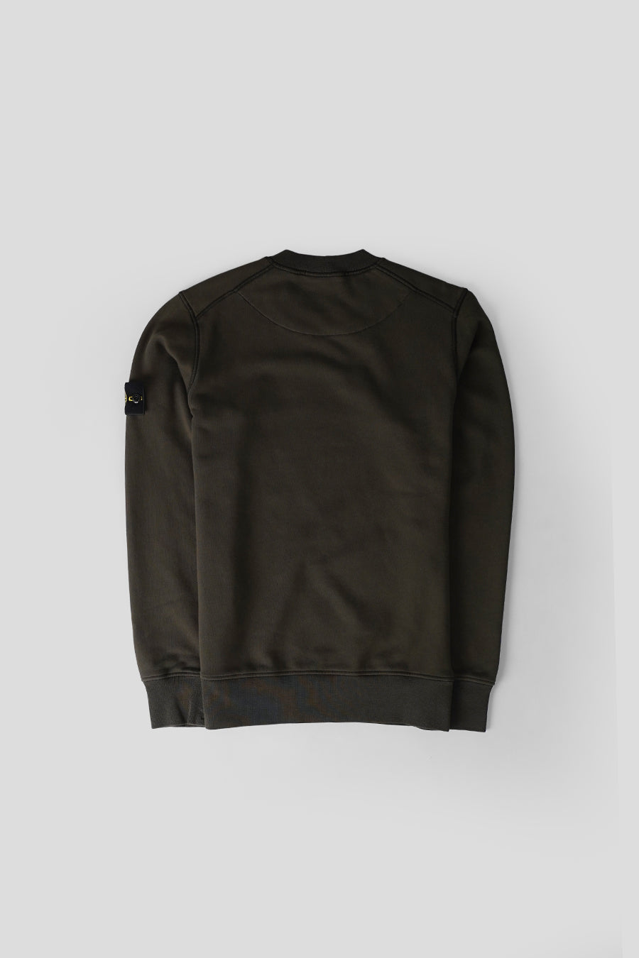 Stone Island - CREWNECK ORGANIC COTTON RAGLAN FLEECE MARRON - LE LABO STORE