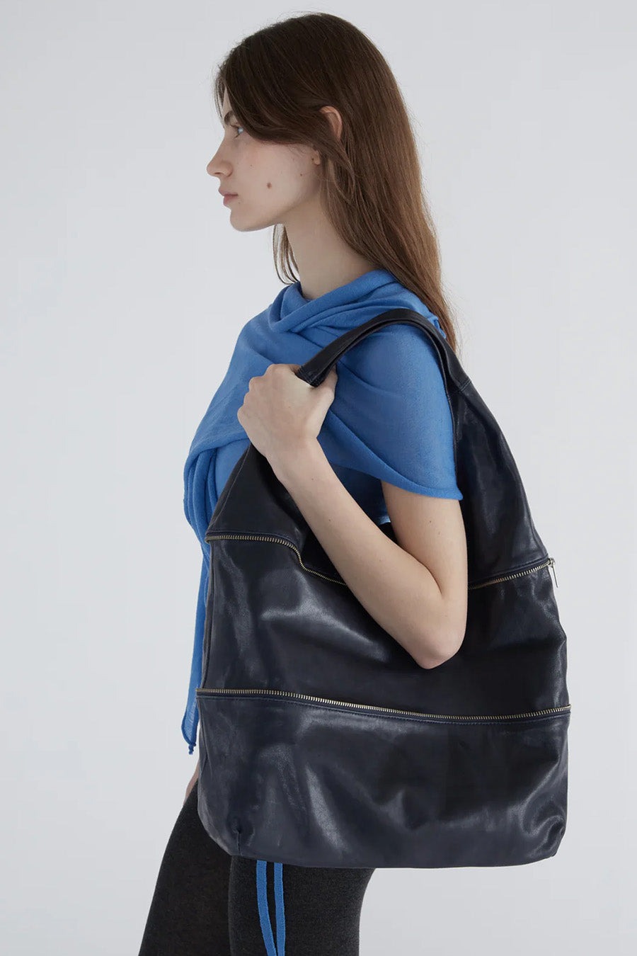 PALOMA WOOL - SAC RIBA ZIP BLEU MARINE - LE LABO STORE