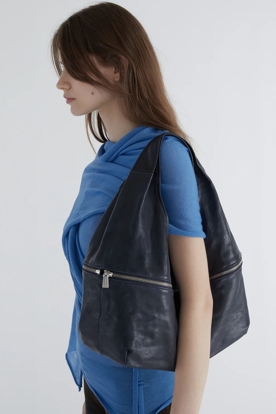 PALOMA WOOL - SAC RIBA ZIP BLEU MARINE - LE LABO STORE