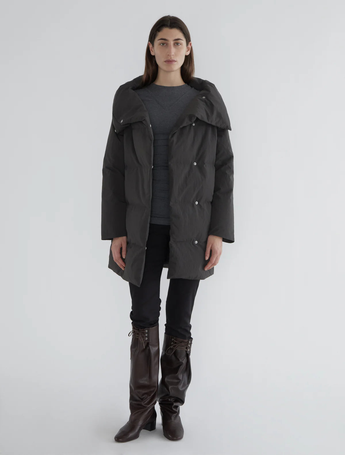 PALOMA WOOL - DOUDOUNE MI-LONGUE PRUIT MARRON - LE LABO STORE