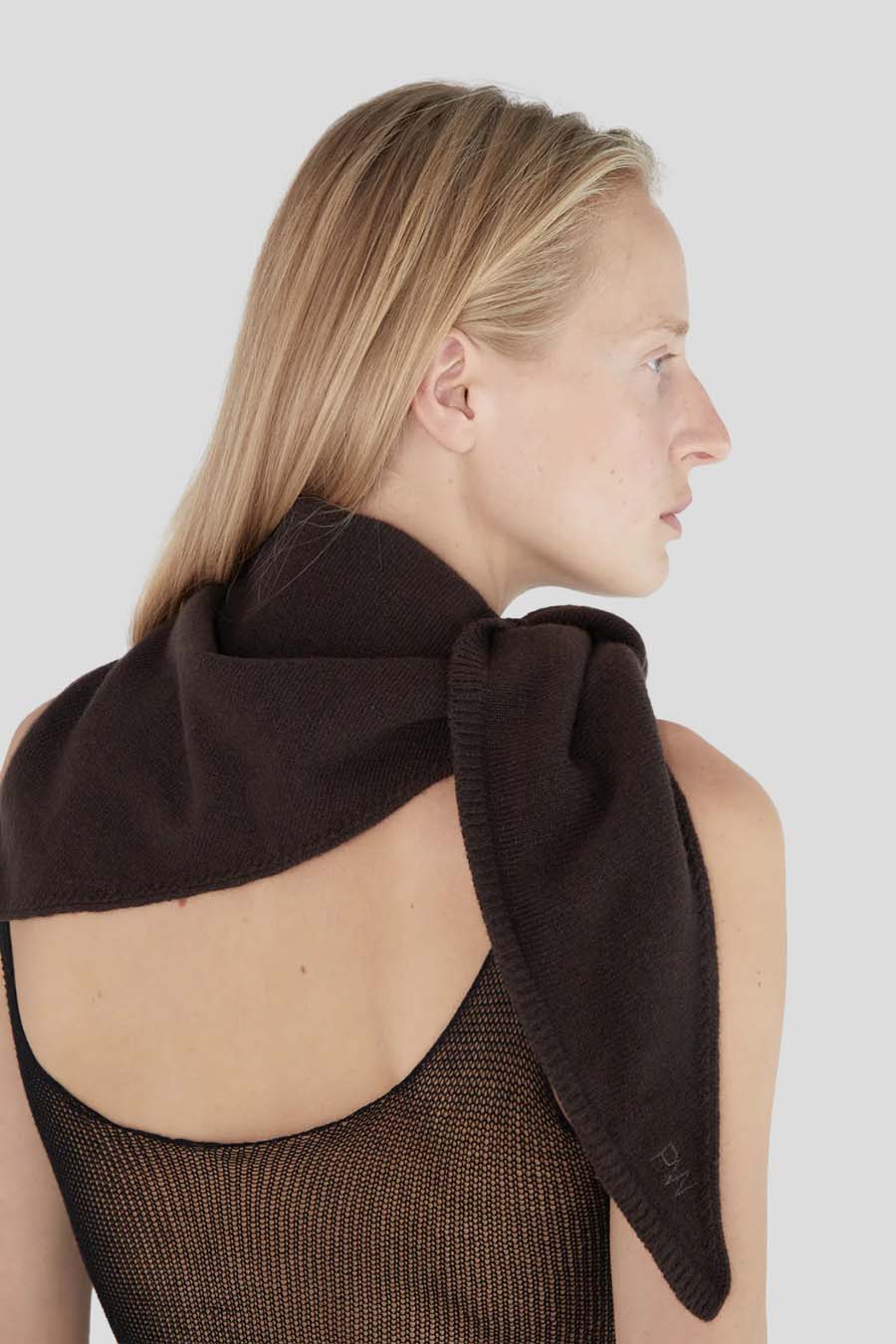 PALOMA WOOL - ÉCHARPE PRIMA MARRON - LE LABO STORE