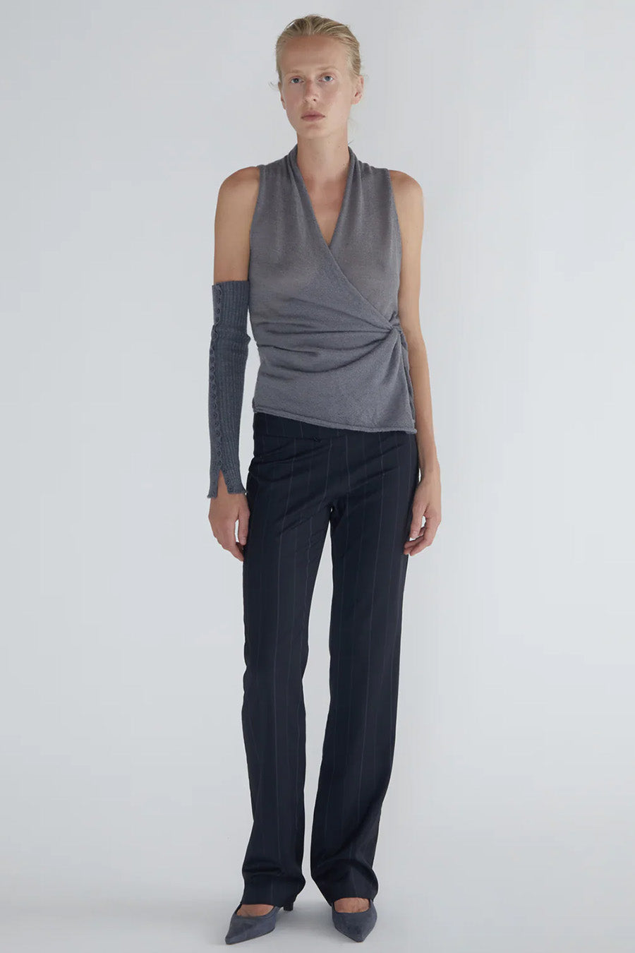 PALOMA WOOL - PANTALON SABA BLEU MARINE - LE LABO STORE